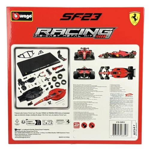 Bburago Ferrari SF-23 1:24 scale kit Carlos Sainz 55