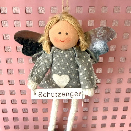 Fabric Guardian Angel decoration and charm new