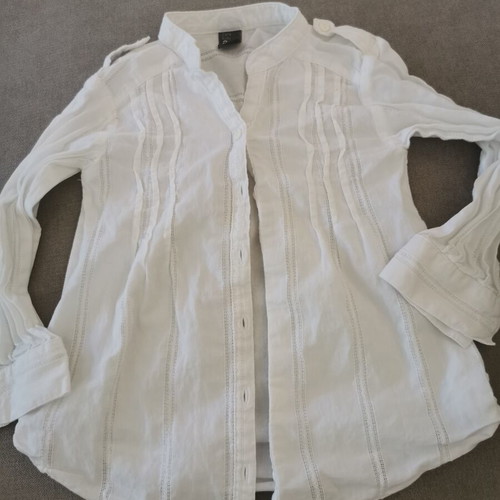 Zara kids shirt size 98 like new, white