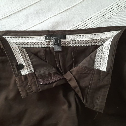 MNG Basics Brown Classic Women's Bermuda Shorts size 40 M like new