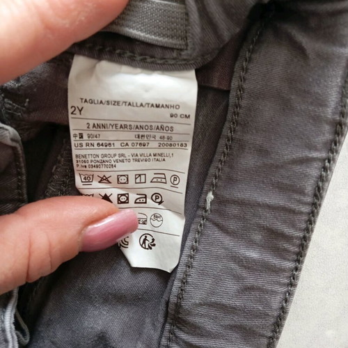 Clothing set for baby boy used, Benetton jeans and H&M jacket 12-18 months