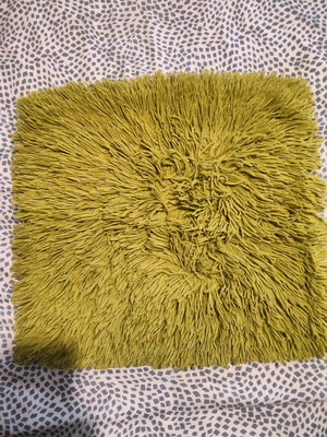 Pillowcase 50x50 like new with fluffy and corduroy side