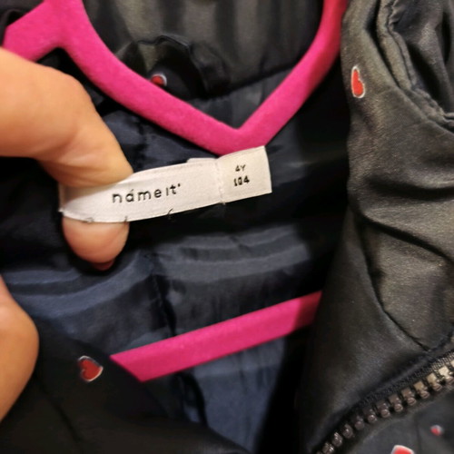 Name It girls' jacket like new with detachable hood