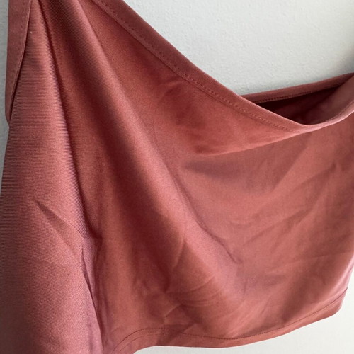 Crop top, like new, pink and red