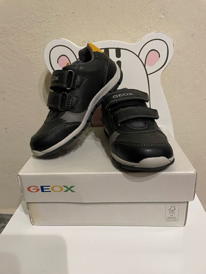 Geox kids sneakers new, black-gray, size 27