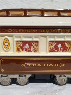 Orient Express Tea Car ceramic teapot limited edition, like new