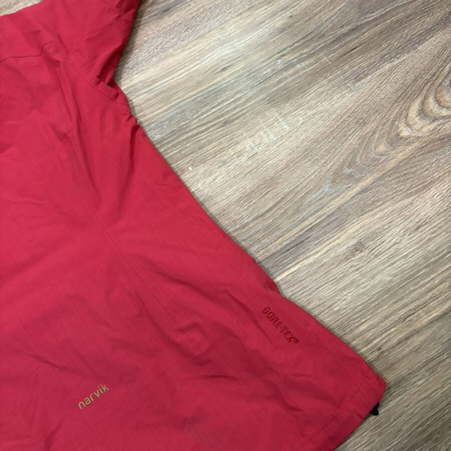 Norrona Narvik GoreTex 2L Insulated Jacket women's size S like new, red