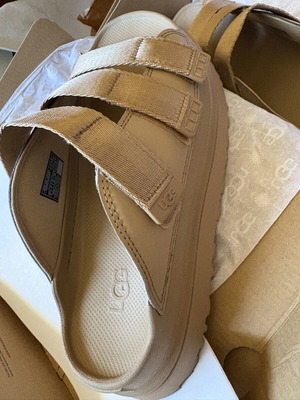 Ugg W Goldenglow Slide like new, beige, size 40