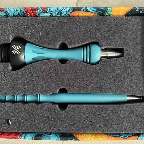 Alpha Hookah hookah like new, set of 10 pieces in various colors