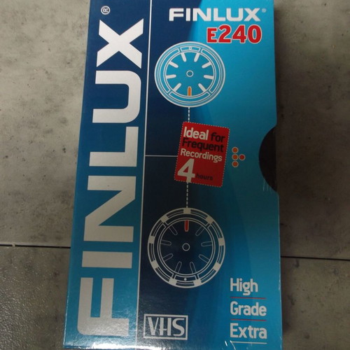 Finlux E 240 VHS videocassette new, 4 hours recording