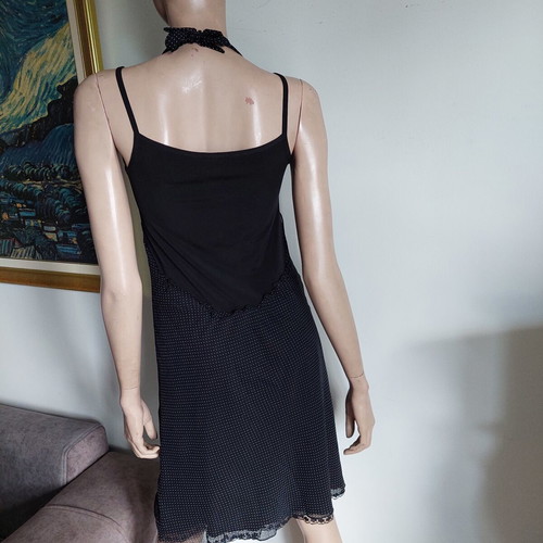 Elisa Landri vintage midi summer dress polka dots small
