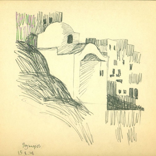 Women of Karpathos book used, sketches and impressions by Jill Bonnet