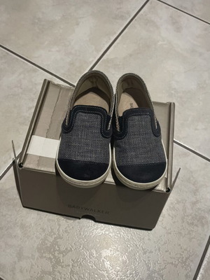 Babywalker Baby Luxury Shoes Moccasin Espadrilles Size 21 Like New