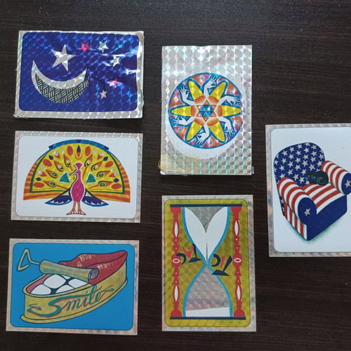 Panini figurine vintage 80's pop art set of 6, like new