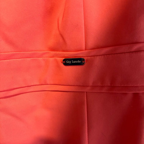 Guy Laroche dress new, coral midi pencil silhouette size 38
