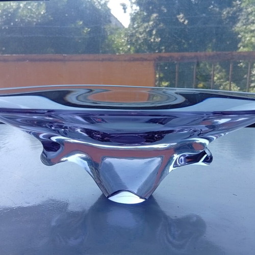 Alexandrite Czech Glass Candy Dish like new, color changing