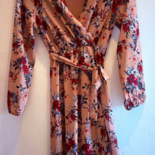 Summer maxi dress floral made in Italy one size like new