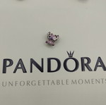 Pandora Angel charm, pink