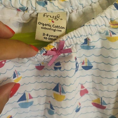 Frugi Summer Dress Organic cotton used, sizes 98-104 cm
