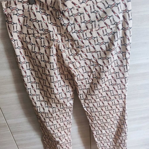 Zara pants new, size S and M, beige multicolor