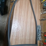 Rubber seal for BMW E36 coupe window used