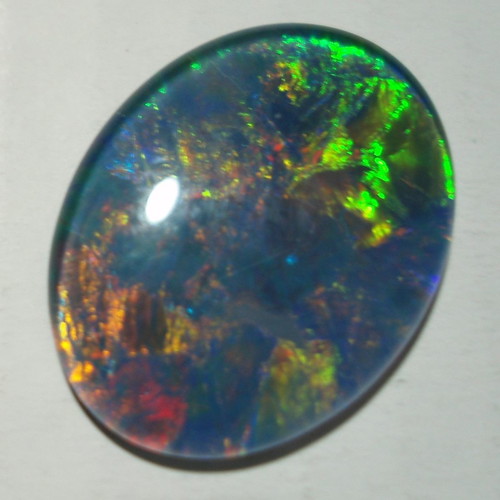 Australlian Opal Opal Doublet 8.75 ct new, size 20x15 mm