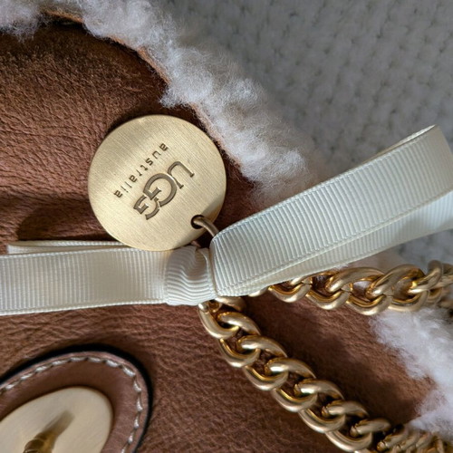 UGG crossbody bag like new, beige and brown