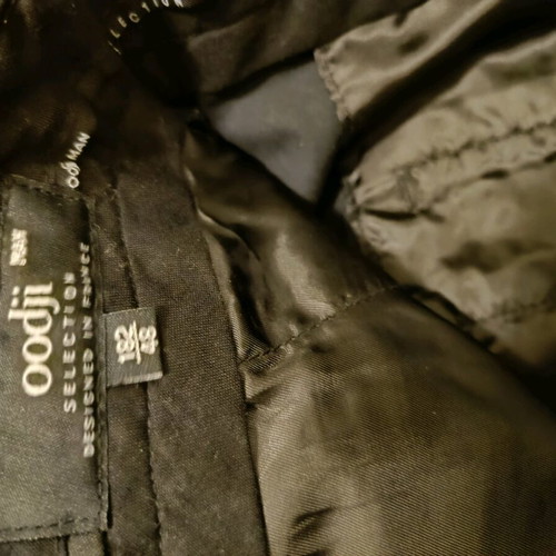 Oodji suit set black like new, jacket size 46, trousers 48