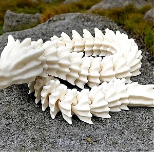3D Printed Αρθρωτός δράκος - Bone Dragon