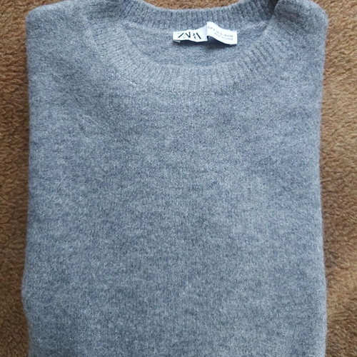 Zara gray pullover like new, size S