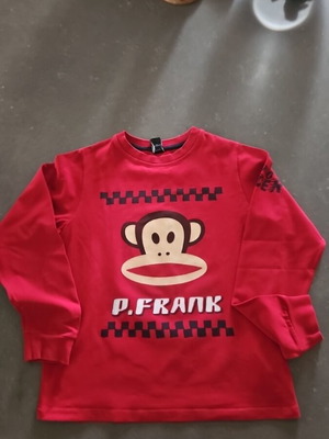 Paul Frank μακρυμάνικο μπλουζάκι σαν καινούργιο, κόκκινο, μέγεθος 128 εκ.