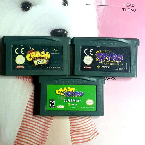 Crash and Spyro games for Game Boy Advance used