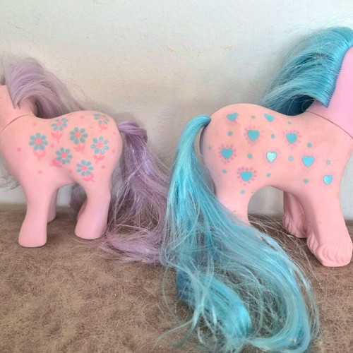 My Little Pony Bright Bouquet couple first generation used
