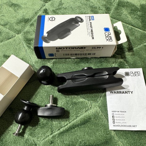 Quad Lock 360 Dual Pivot Arm Medium 75mm like new