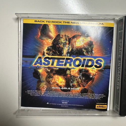 Space Invaders Activision PS1 game like new