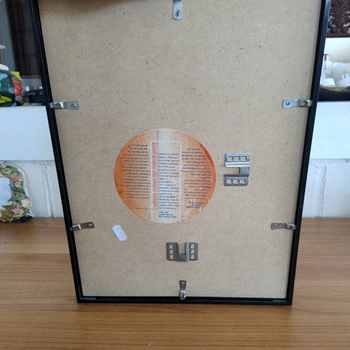 Plastic frame large used without front protector 30x40