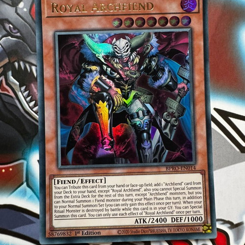 Royal Archfiend Ultra Rare Yu-Gi-Oh! Card -  1,50 - Vendora.cy