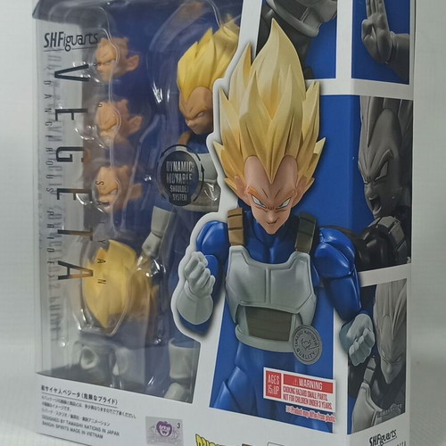 S.H. Figuarts Super Saiyan Vegeta figure new, Dragon Ball Z Cell Arc