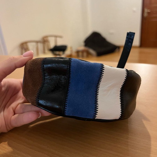By Far leather mini bag new, multicolor handheld