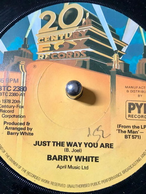 Barry White Just The Way You Are βινύλιο 7" μεταχειρισμένο, single, pop