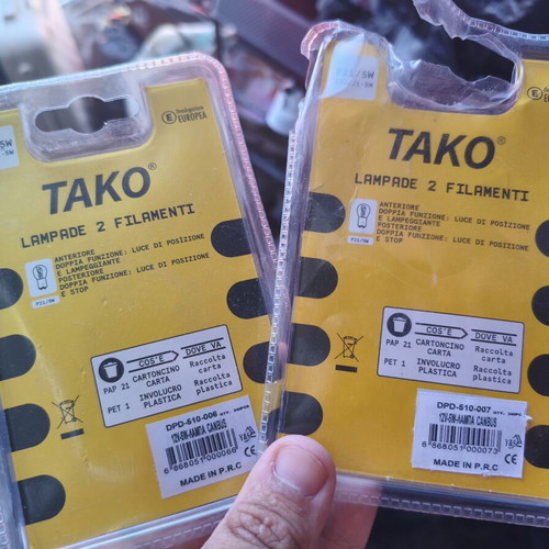 Car light bulbs set