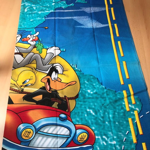 Looney Tunes pique blanket new with pillowcase