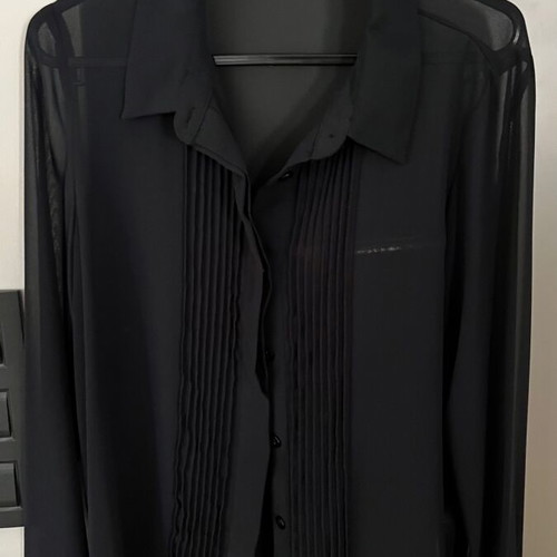 Zara evening shirt like new, semi-transparent, size S