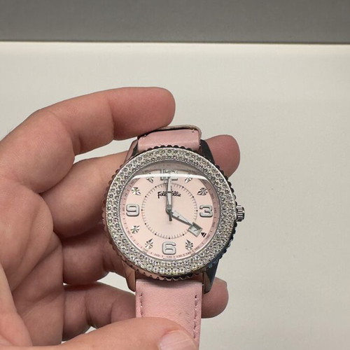 Folli Follie women's watch pink like new, battery needed