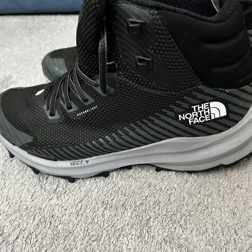 The North Face Vectiv Fastpack Mid Futurelight shoes used, waterproof membrane, size 43, gray