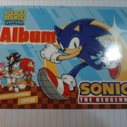 Sonic Koukouroukou Set Album With Stickers And Figures New