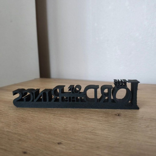Lord of the Rings 3D decorative logo new