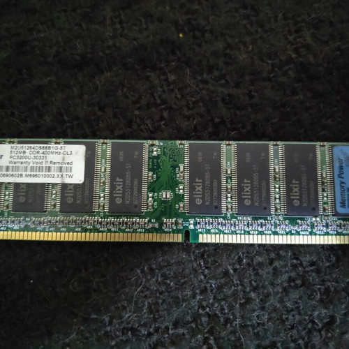 Elixir RAM 512MB DDR 400MHz PC3200 like new