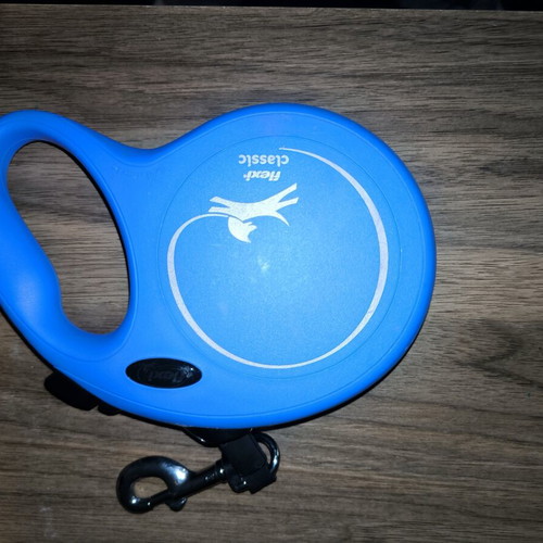 Flexi New Classic Large Long Tape 8m leash like new, blue, up to 50kg
