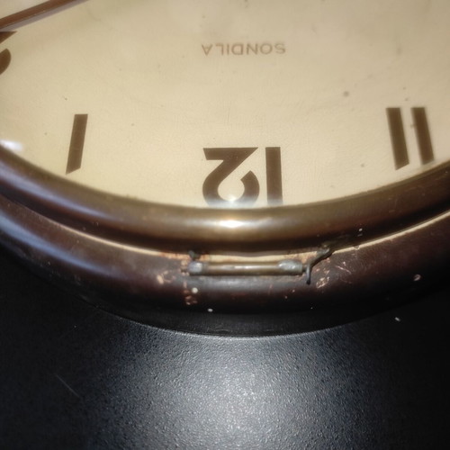 Sondila vintage wall clock used, mechanical, decorative